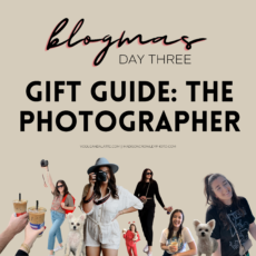 Gift Guide: The Photographer